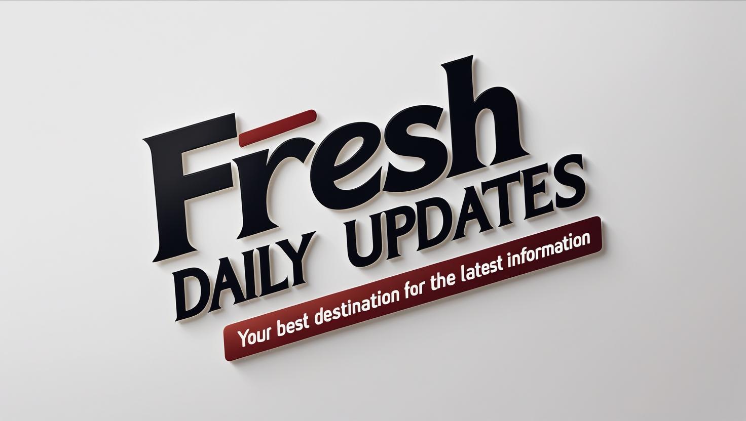 Fresh Daily Updates - Your Best Destination for The Latest Information